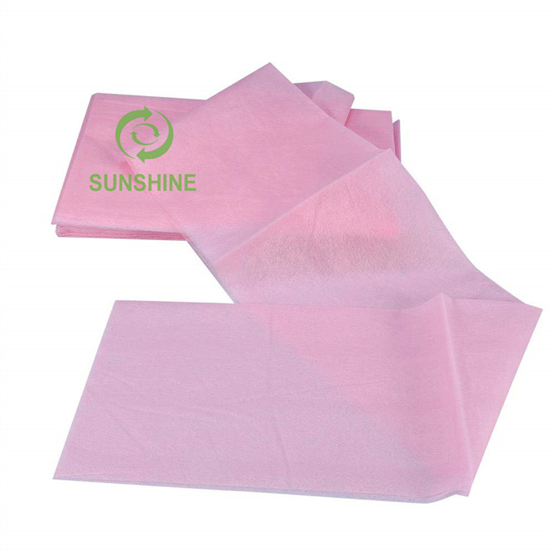 跨境电商可出口厂家高质量医疗一次性无纺布切片床单 纺粘无纺布