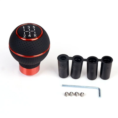 Cab and accessories car modification 5-speed shift handball - bright-cover-red-5-speed