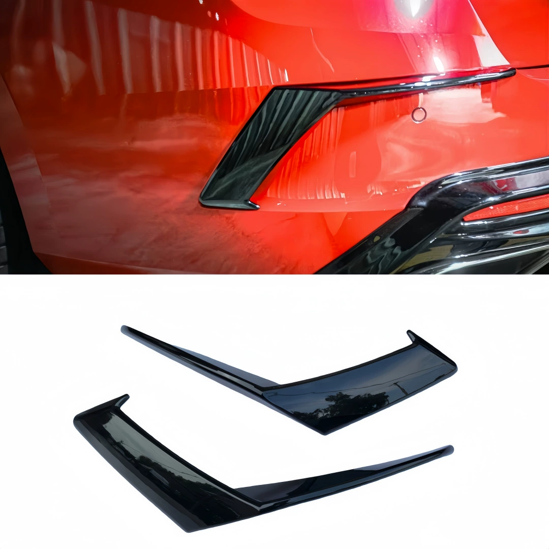 Подходит для Skoda Octavia RS, задний бампер, воздушный нож, заднее лезвие Octavia MK4 RS, задний бампер, воздушный нож, спойлер, окружение