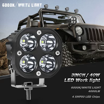 Car Led Work Light 40W İşçi projektorları