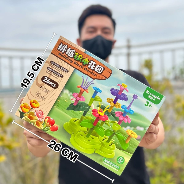 857-54 Spoken building block garden [color box]