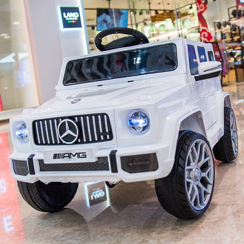 Vehículo eléctrico para niños Mercedes-Benz Big G, vehículo de control remoto, vehículo todoterreno de cuatro ruedas, cochecito de oscilación de cuatro ruedas para niños