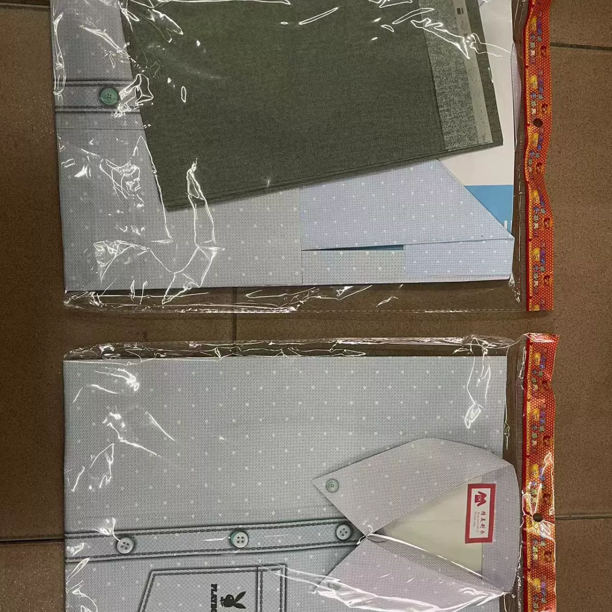 精装混杂男衬衫一件60包殡葬用品成套厂家供应