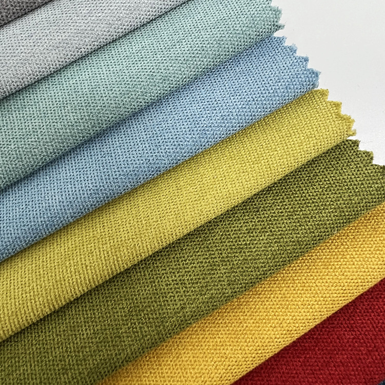 仿麻布沙发布料批发抱枕面料全涤面料