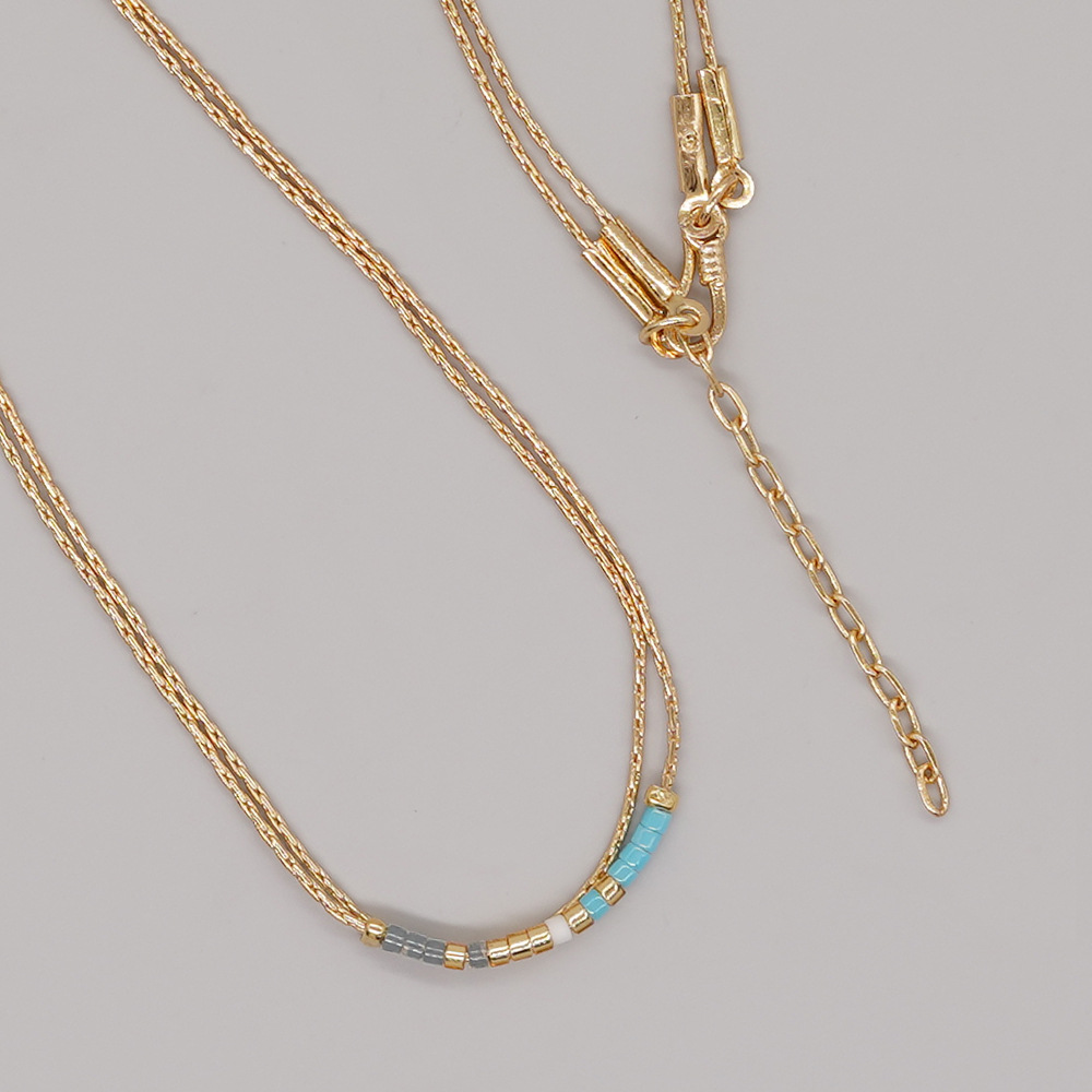 1 Piece Fashion Geometric Mixed materials Handmade Womenu0027S Layered Necklaces