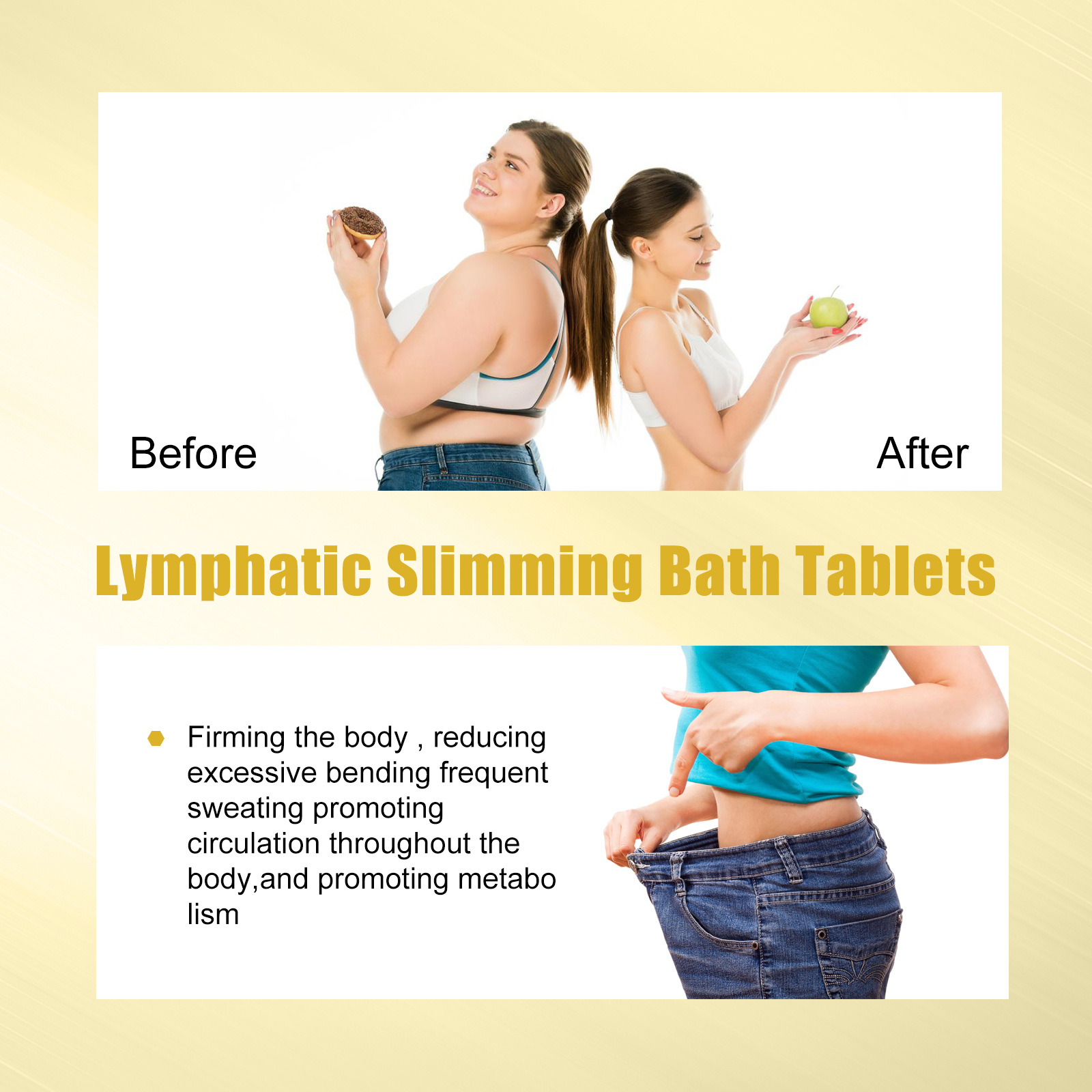Jaysuing Shaping Bath Tablet Firms the Body Skin, Slimming, Repairs Lymphatic Swelling, and_voghion.com