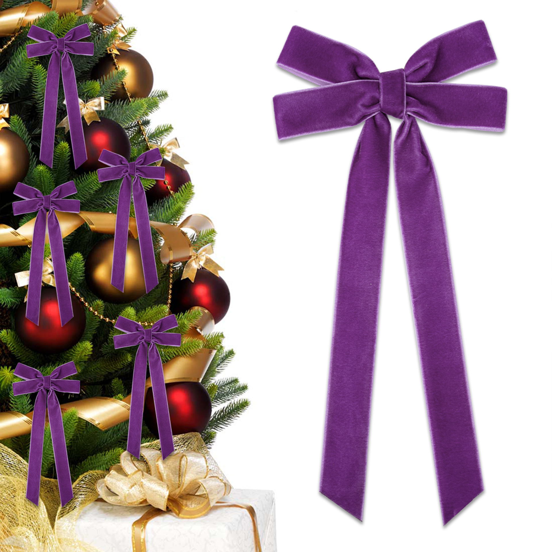 보라색(플로킹) - 다양한 크기와 색상의 사용자 정의 지원