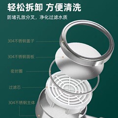 304不鏽鋼手持花灑 強增壓淋浴大流量花灑噴頭家用淋浴手持花灑頭