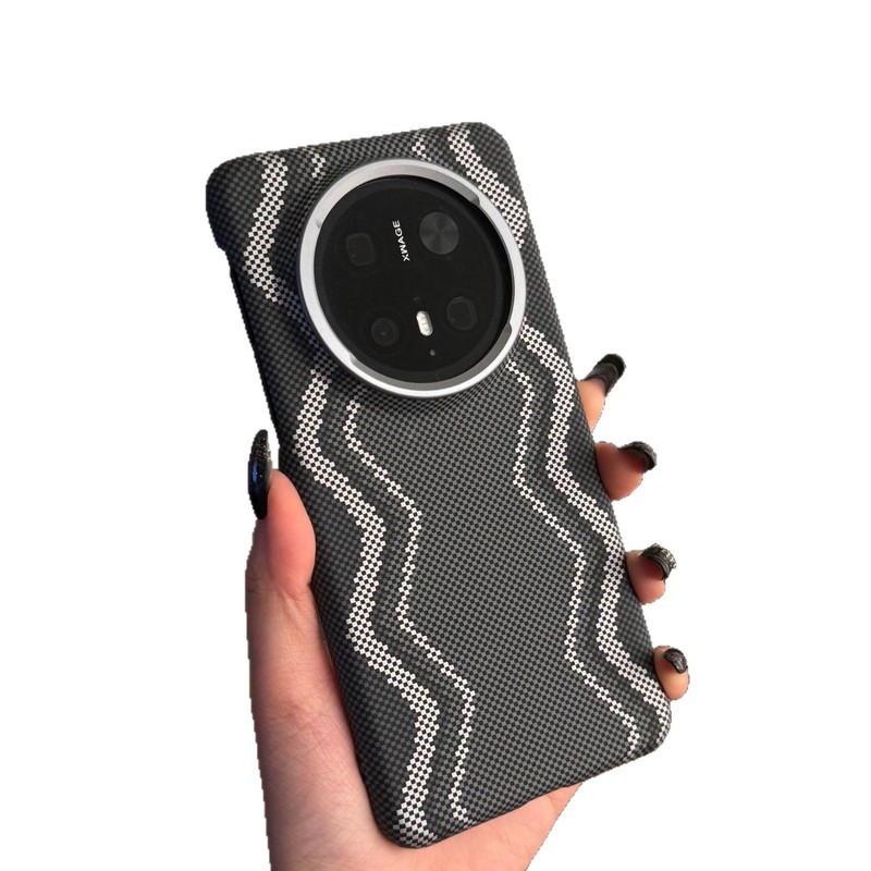 赤蛇权杖适用华为Mate70Pro+磁吸手机壳凯夫拉纹Pura80防摔保护套|undefined