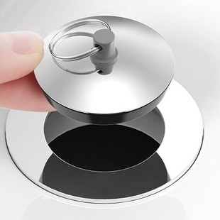 Sewer Plug Sealing Cover Floor Drain Cover Washing Machine Drain Odor-Proof Plug Bathroom Cover