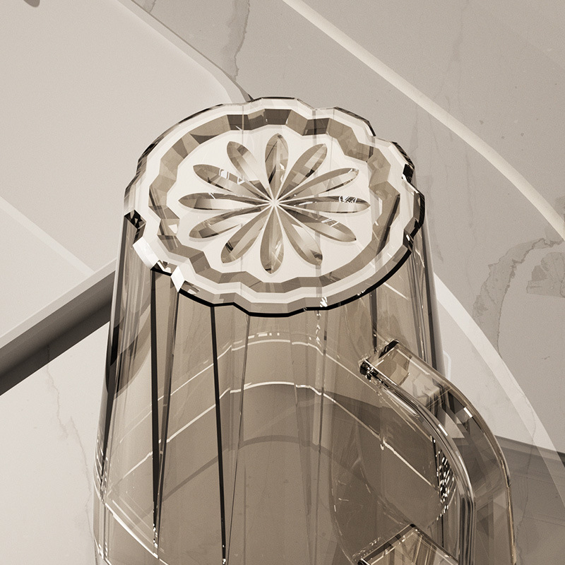 Simple plástico cepillado enjuague bucal taza estudiante dormitorio lavado taza luz lujo hogar inodoro cepillo de dientes taza