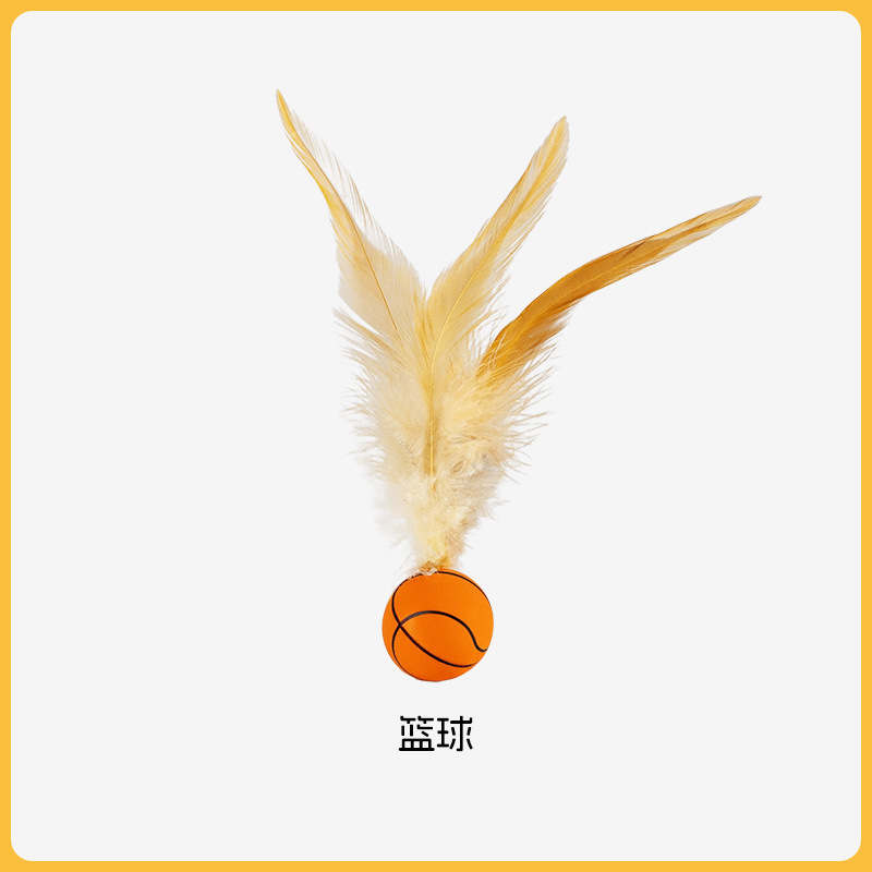 깃털 탄력 공 [농구]