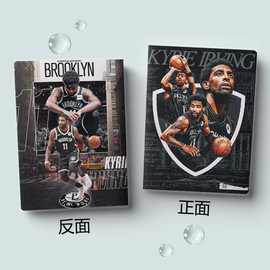 NBA欧文周边笔记本本子篮球迷同款A5胶套记事本创意图片礼物