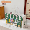 Small cartoon handheld bag, Birthday gift, internet celebrity