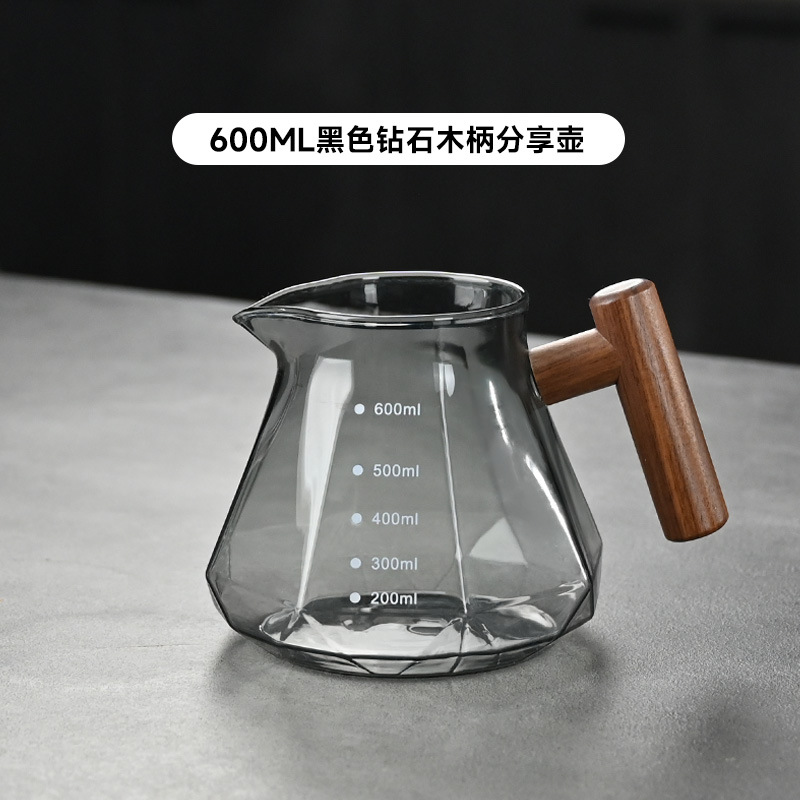 Café obsidiana tipo diamante mano café compartir olla filtro taza nube mano cafetera traje