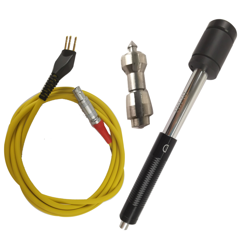 Accesorios para probador de dureza Leeb Pluma de impacto tipo D/sonda/anillo de soporte de cable de tres pines Sensor de dispositivo de impacto