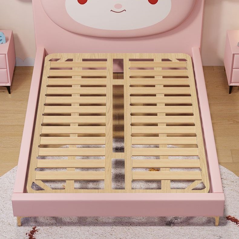 Cama infantil cama princesa niñas 1.5 con barandilla de dibujos animados cama de dormitorio niñas inswind red cama única roja