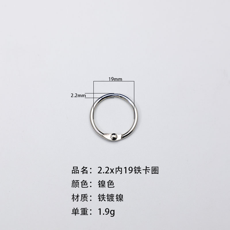 2.2* 내부 19mm 철 롤러 니켈 도금