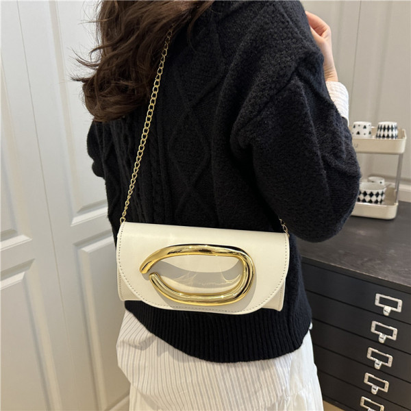Design autumn solid color trend one-shoulder bag