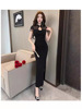 Featuring a buttocks wrapped long skirt design and a slim fit， the new Chinese style qipao exudes a stylish dress
