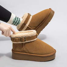 回力冬季新款女鞋加绒加厚保暖棉鞋时尚休闲雪地靴1345-G