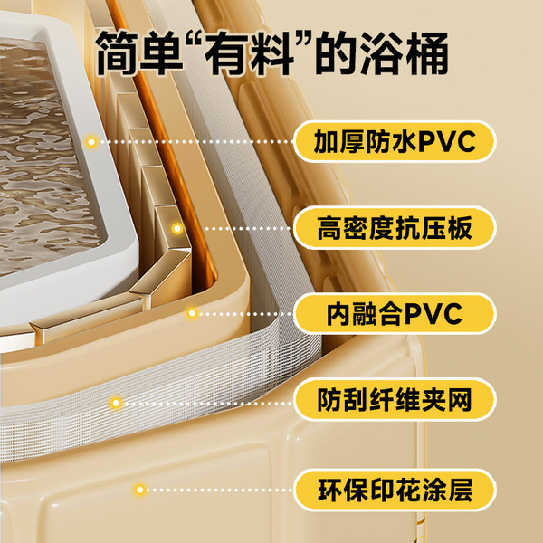 Foldable handheld tub for home use