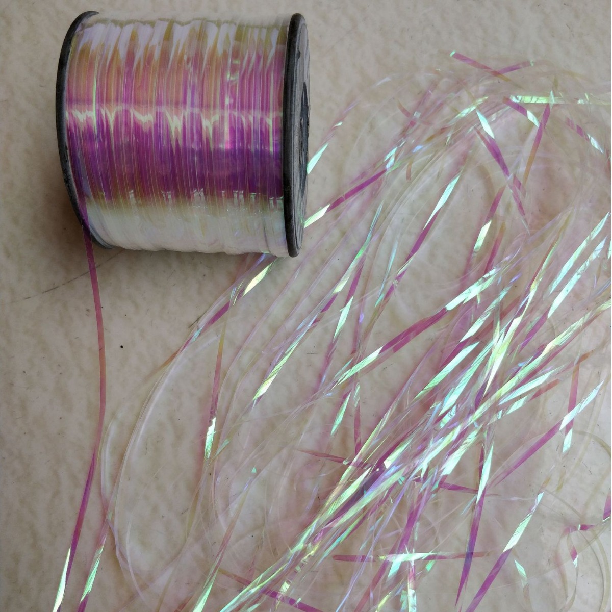 扁型剪切紫色金属丝绿色金细软丝装饰点缀圣诞礼品玫瑰金黄色粗丝