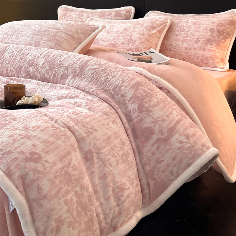 Huazhaomeng-Pink [벨벳을 더해 두껍게, 정전기 방지]