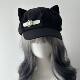 Cat Ears Cap Stars Love y2k Leather Buckle Subculture Mine House Cute Two-dimensional Beret