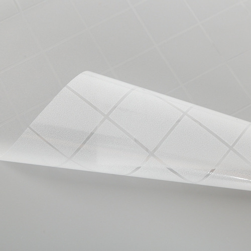 Mosaic glass sticker decorative sliding door electrostatic glue-free glass film living room balcony semi-transparent square window sticker