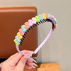 Children's cartoon hair accessory, scalloped non-slip cute headband