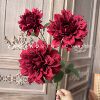 Red Simulation Flower Wedding Wedding Hall Fake Flower Decoration Road Insert Flower Silk Flower Ceiling Flower Foreign Trade Cross -border