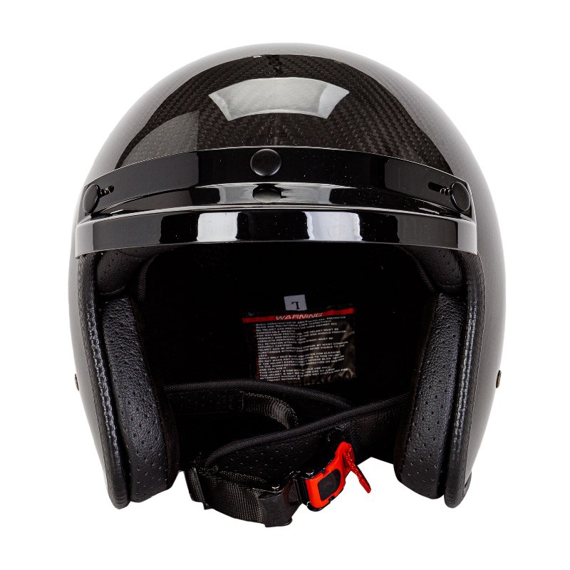 3/4 Kask motocyklowy Kask z włókna węglowego Kask motocyklowy_voghion.com