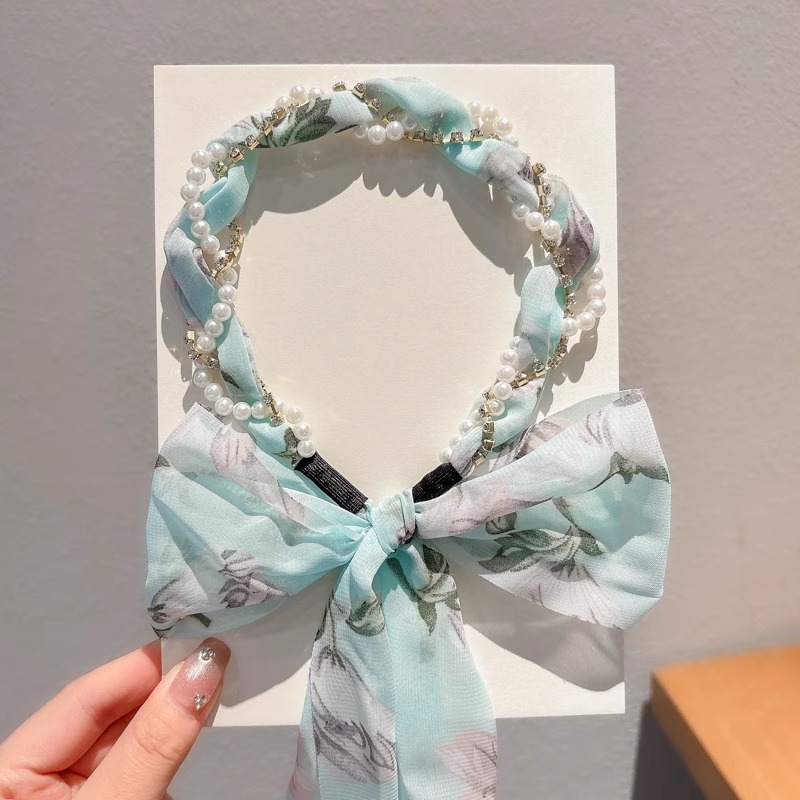 Super inmortal flor triturada correa de cabello correa de cabello correa de perlas primavera correa de cabello correa de cabello correa de cabello niños trenzados correa de cabello
