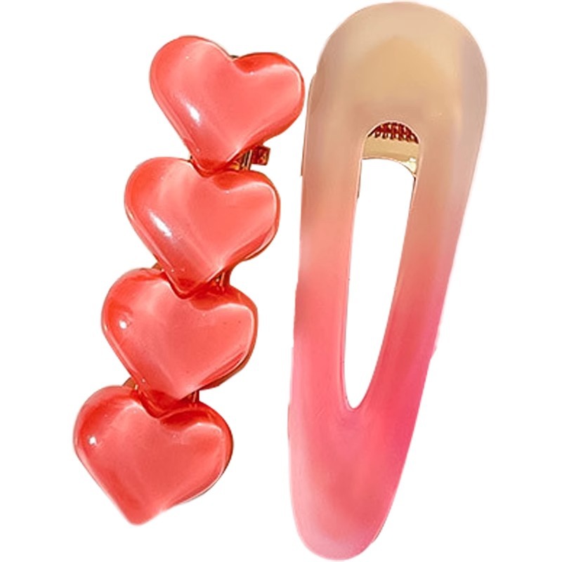 Horquilla rosa, horquilla para niñas y niños, clip de pico de pato para bebé, clip de flequillo lateral, clip lateral para niña linda, tocado