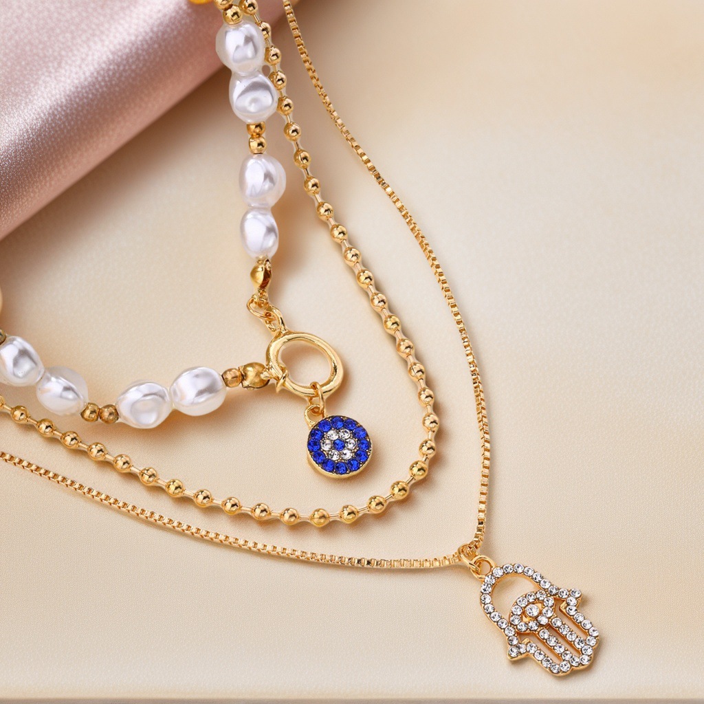 Our Minimalist Layered Necklace Blends Delicate Chains And Quiet Luxury. Wear It As A Little Reminder Of Your Own Beauty And Calm Confidence.Designed_voghion.com