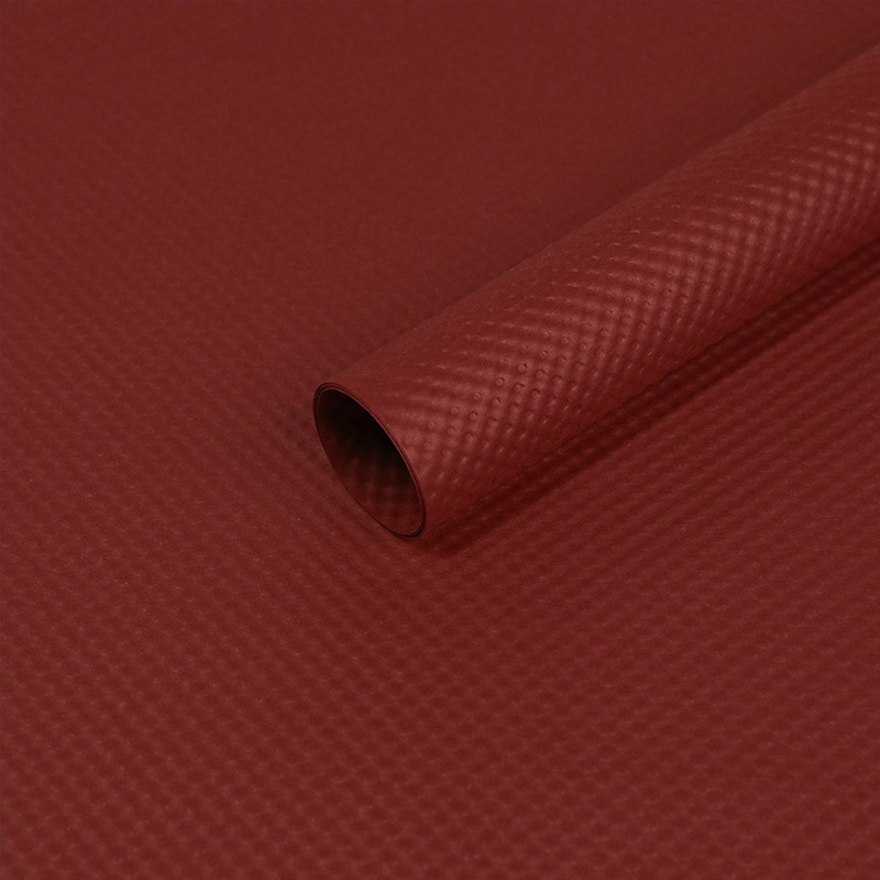 Color sólido nuevo papel en relieve tridimensional Picar punto ramo de papel de embalaje material de embalaje floral al por mayor