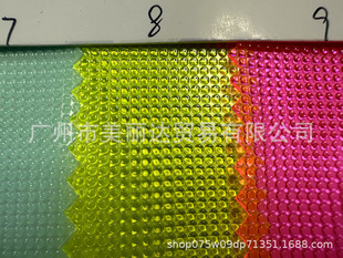 Soft medium hard 0.7mm thick raised water bead pattern waterproof translucent PVC film for handbags, backpacks, shoes, etc.