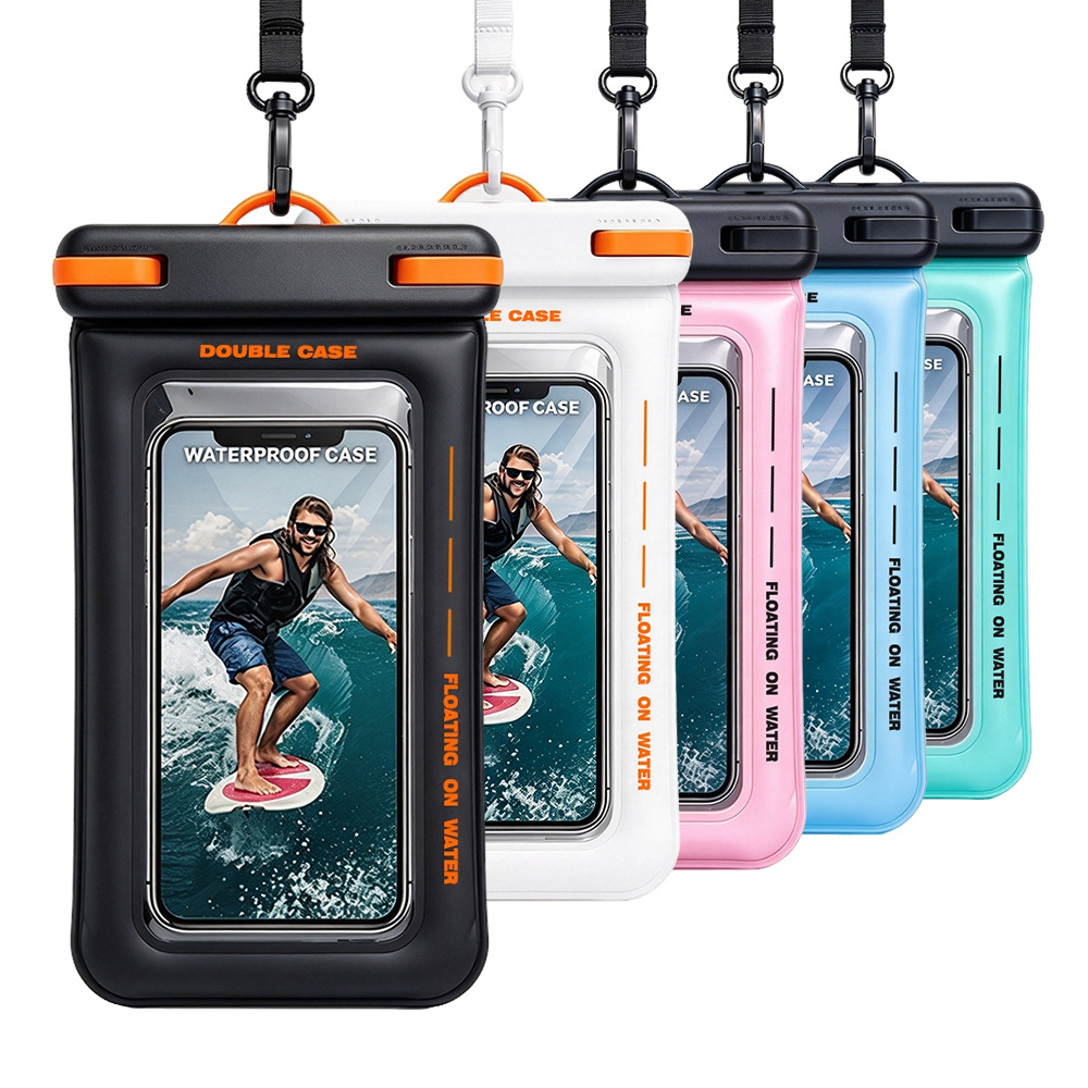 Source factory double warehouse mobile phone waterproof bag outdoor drifting swimming beach sub-warehouse photo mobile phone bag waterproof bag