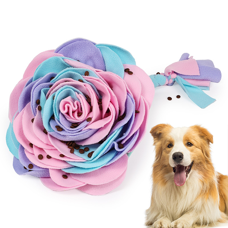 Pet Toy Dog Sniffing Mat Automatic Food Hiding Teeth Grinding Stress Relief Anti Choking New Style Suitable For All Seasons_voghion.com