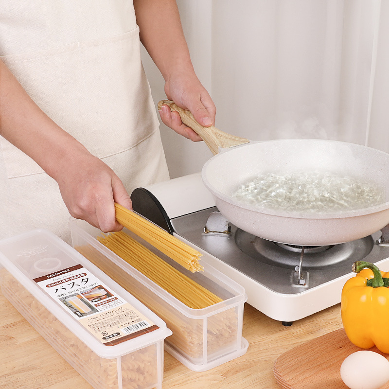 日本輸入キッチン麺ケース収納ケースパスタ麺タッパータッパースパゲッティ冷蔵庫食品収納ケース|undefined