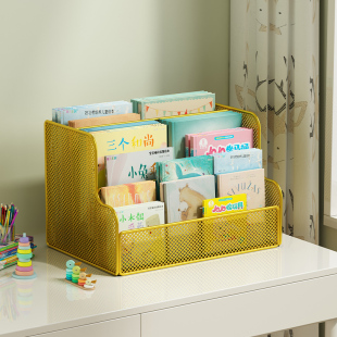 Desktop Storage Rack Small Bookshelf Kidsren's Picture Book Storage Box Oxford Tree Organizing Box Baby Simple Book Book Stand
