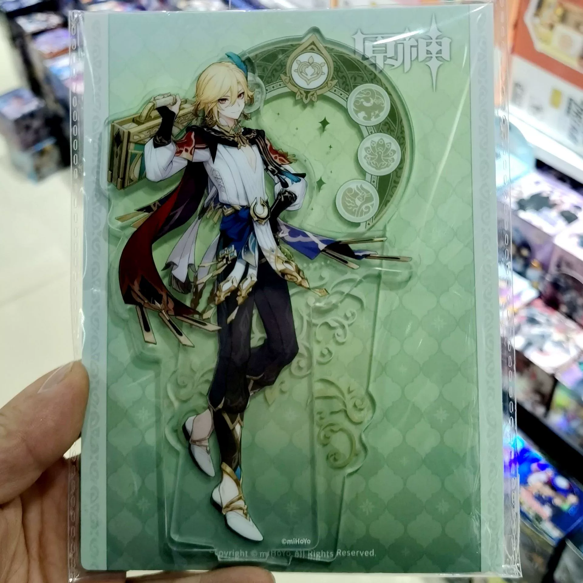 Подлинная молния Бог Фунингa Яхей Сон Насида Ходокwanderer Acrylic Card Series