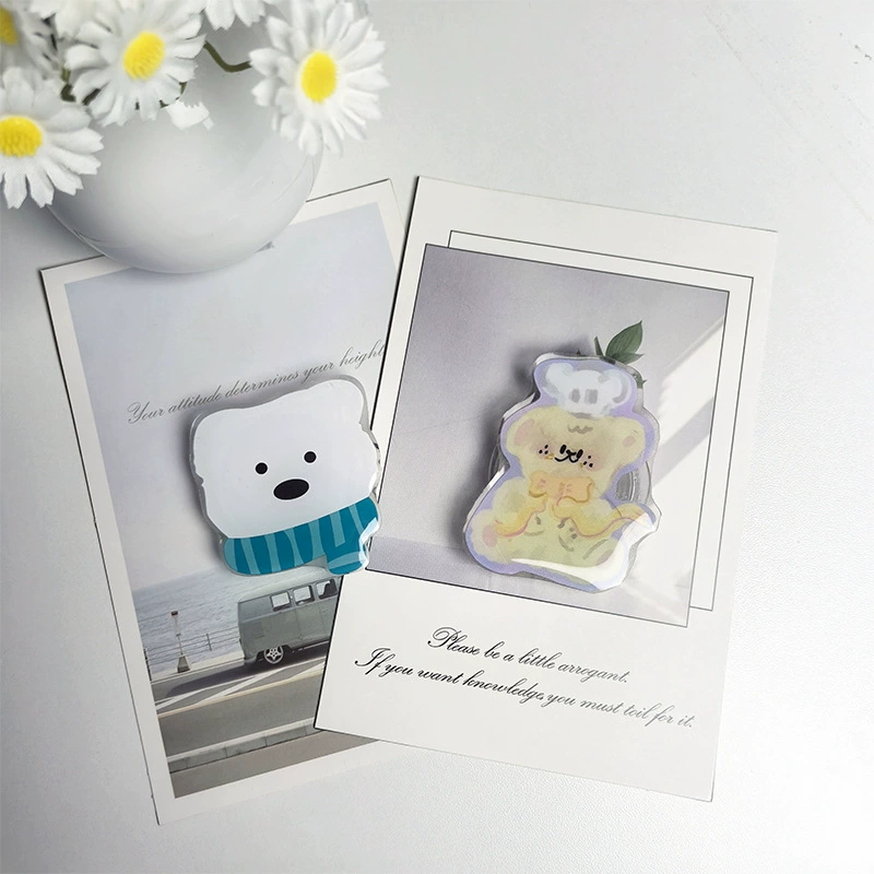 Шарф белый медведь двойной IMD мобильный телефон универсальный милый мультфильм ленивый держатель новый висячий костюм