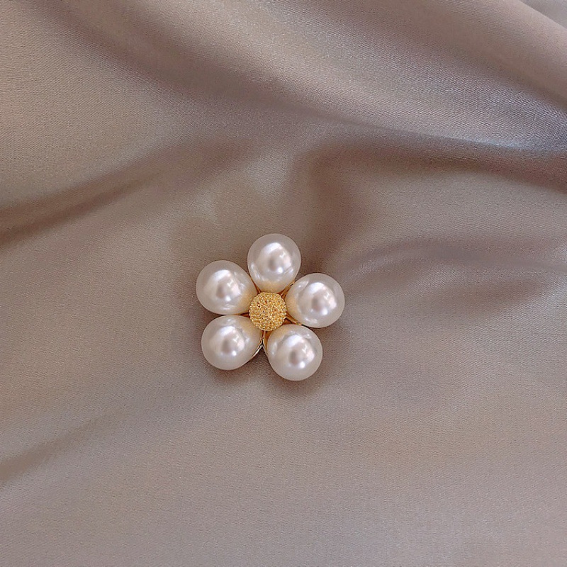Elegante Perlen Schleifen Brosche Für Damen Goddess Stil_voghion.com