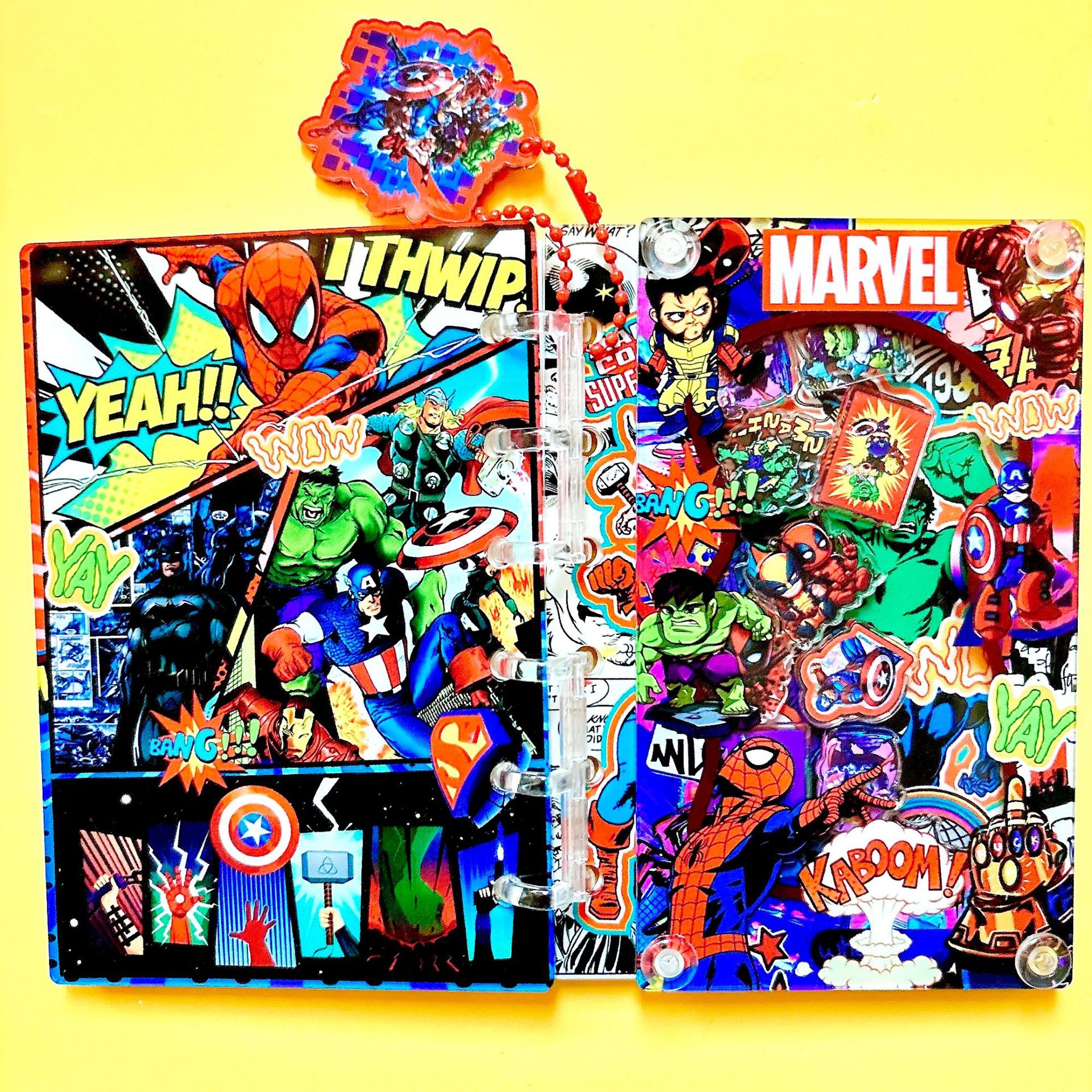 54種類の揺れるアクリルノート、クロスボーダーで人気のTikTokで話題の美しいルーズリーフノート、DIY A7/A5