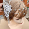 Hair accessory suitable for photo sessions for bride with tassels