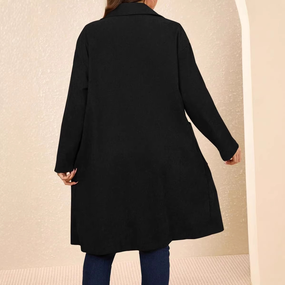 2026 Plus Size Women's Woolen Coat: Fashionable, Stylish, Warm, And Wholesale Outerwear_ecoleips.com