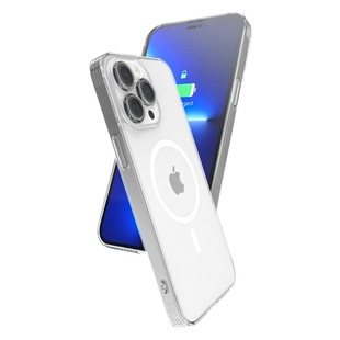 Ясно iPhone14promax яблоко 15Pro Магнитный чехол чехол 2-в-1 прозрачный чехол для производителей
