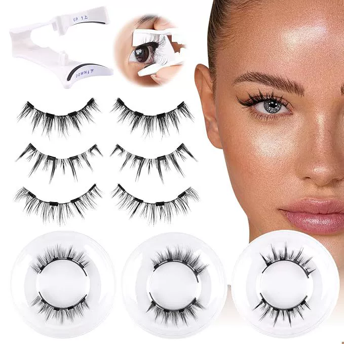(Cross-border trading), false eyelashes, set for eyelashes, natural makeup, Amazon